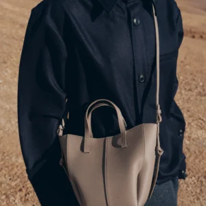 Cyme Tote Nano Edition Textured Taupe - Image 3